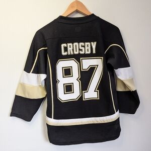CROSBY Pittsburgh Penguins Hockey Jersey Sweater Youth Kids Small NHL